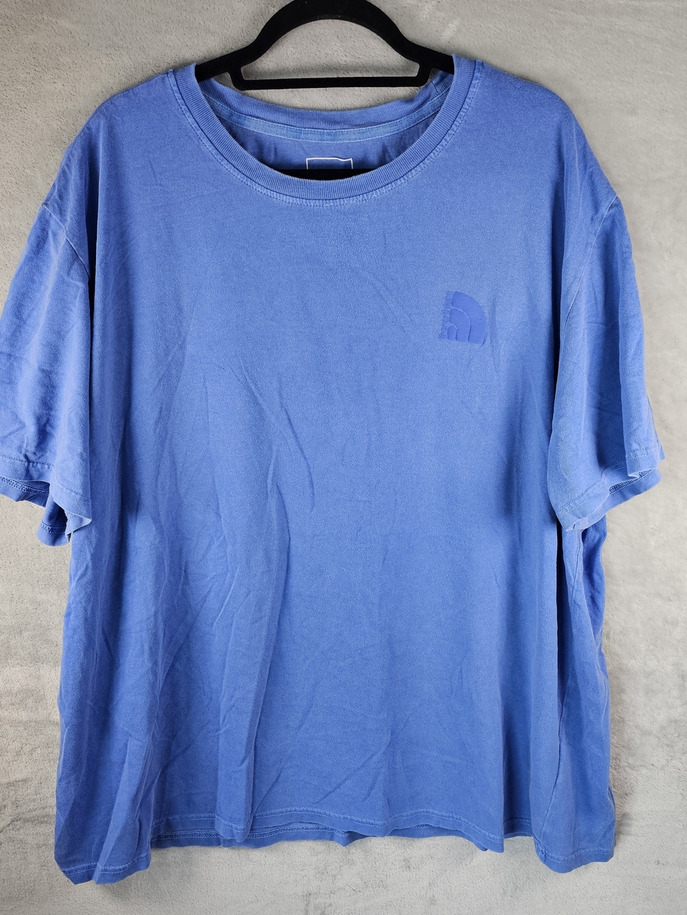 The North Face Sz. XXL Men's Blue Short-Sleeve Casual T-Shirt 100% Cotton Logo